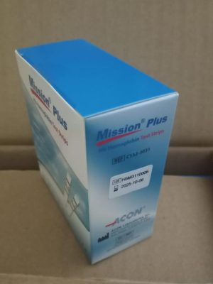 Mission Plus Hemoglobin Test Strip – Rapid Hb Detection